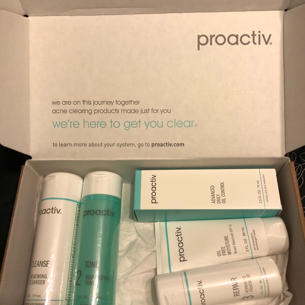 Full box of unopened proactive for acne treatment